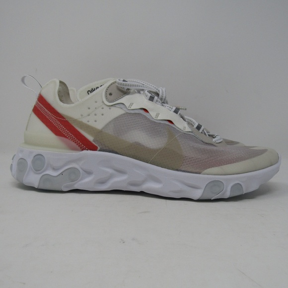 Nike React Element 87 Sail Light Bone Size 10.5 - Picture 3 of 8
